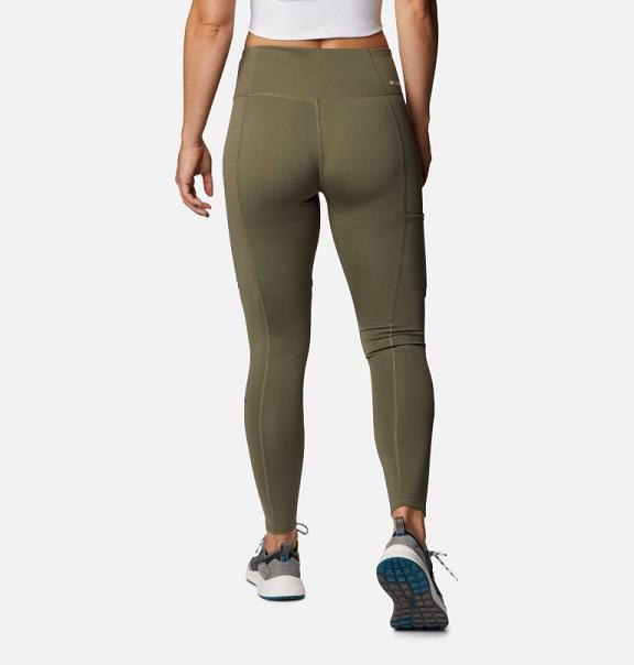 Columbia Lodge Leggings Green For Women's NZ31470 New Zealand